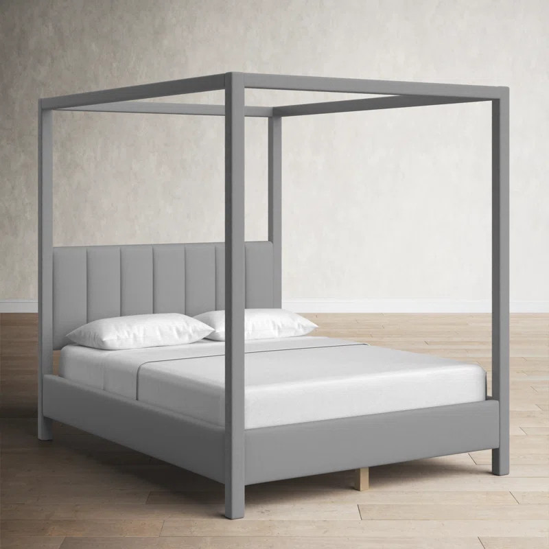 Ceri Upholstered Canopy Bed | Wayfair North America