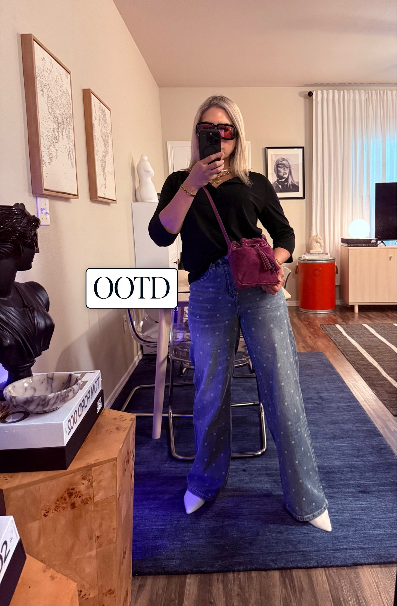 Love these pieces! The denim is so soft! Wearing it on repeat! COJOYCE - 10% for clothing orders.
COJOYCE20 - $20 off for bag orders over $300 #fabrique #polkadots #designer #denim #whiteshoes #heels #kittenheals #bag #purple #blue #jeans #top @Fabrique

#LTKgrwm #LTKootd #LTKNYFW
