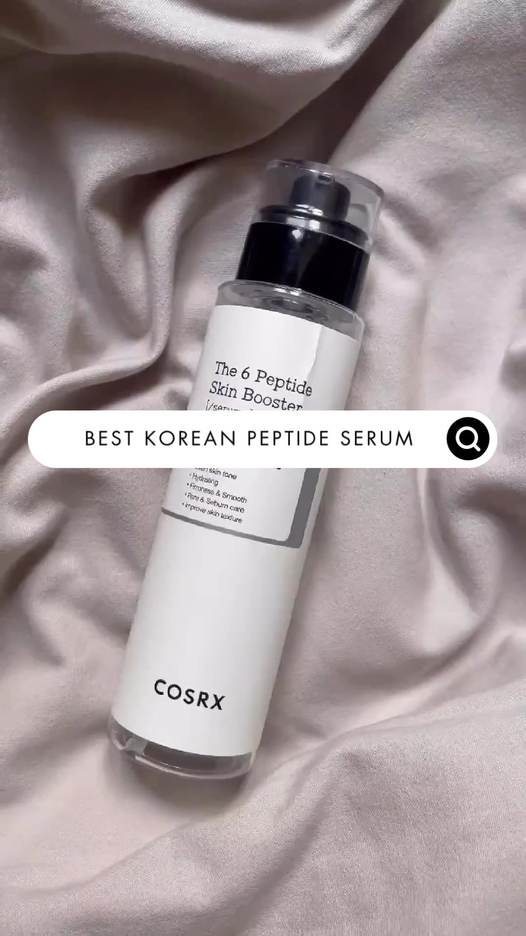 Are you looking for a peptide serum that is effective and affordable? Well try COSRX The 6 Peptide Serum for firmer, brighter, more youthful looking skin.✨

This serum contains a 6 peptide complex along with other skin-loving ingredients that deliver lasting results.

If you’re looking to boost collagen production and maintain that youthful glow, look no further than the number 1 peptide serum in Korea. 🧴

#kbeauty #koreanskincare #peptideserum



#LTKSaleAlert #LTKBeauty #LTKOver40