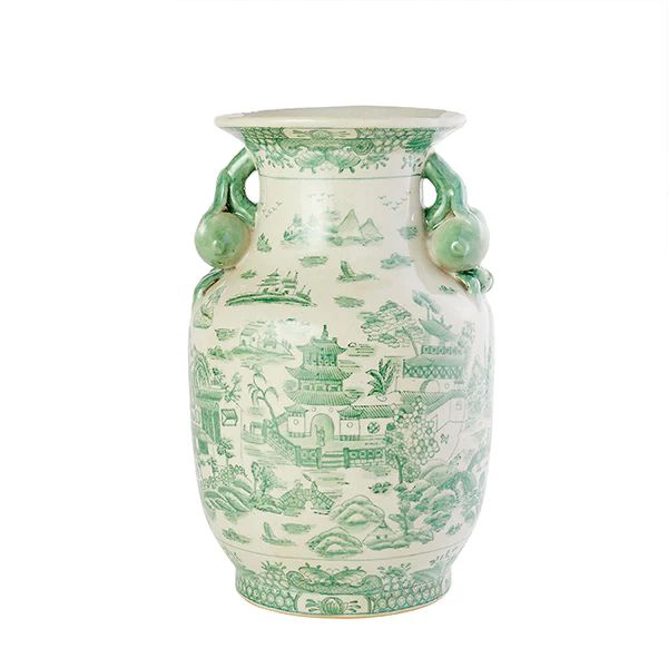 Porcelain Garden Vase in Green | Caitlin Wilson Design