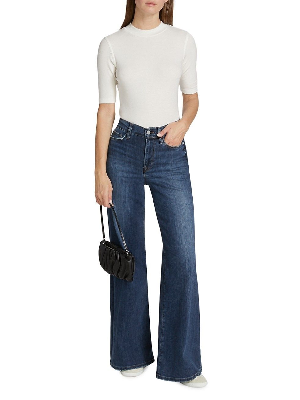 Le Palazzo High-Rise Wide-Leg Jeans | Saks Fifth Avenue
