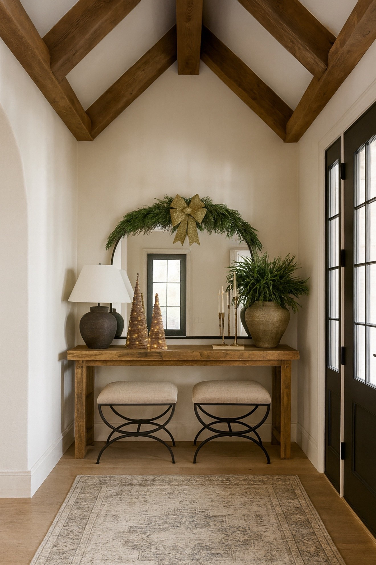 Wayfair Christmas Console Styling Ideas
Follow @farmtotablecreations on Instagram for more holiday home inspiration 🤍

Classic and cozy Christmas styling using all Wayfair finds — from the rustic wood console and textured stools to the glimmering gold trees and the statement greenery swag topped with a sparkling bow. Perfect for bringing timeless charm to your entryway or living space this holiday season.

#wayfair #wayfairfinds #wayfairhome #holidaydecor #christmasdecor #entrywaydecor #consoledecor #neutralchristmas #modernorganicstyle #holidayhome #christmasinspo #christmasstyling #livingroomdecor #neutralhome


#LTKFindsUnder50 #LTKSaleAlert #LTKHome