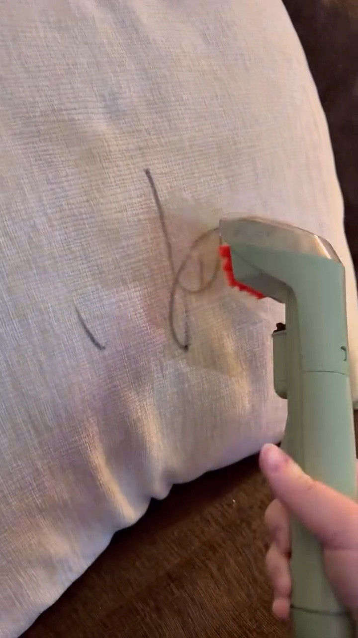 I bought this Bissell Green Machine because I had a feeling we’d need it… which we have, time and time again.

My toddler turned the couch into a coloring book (black marker, of course 🫠), but thankfully this little cleaner saved the day. 

Highly recommend for parents, pet owners, and anyone with fabric furniture and chaos in their life. 



#LittleGreenMachine to the rescue! 💚 

#momlife #cleaninghack #toddlerlife #realmomlife #couchcleaning #momhack #cleantok #parentingwin #lifewithkids

#LTKFamily #LTKHome #LTKKids