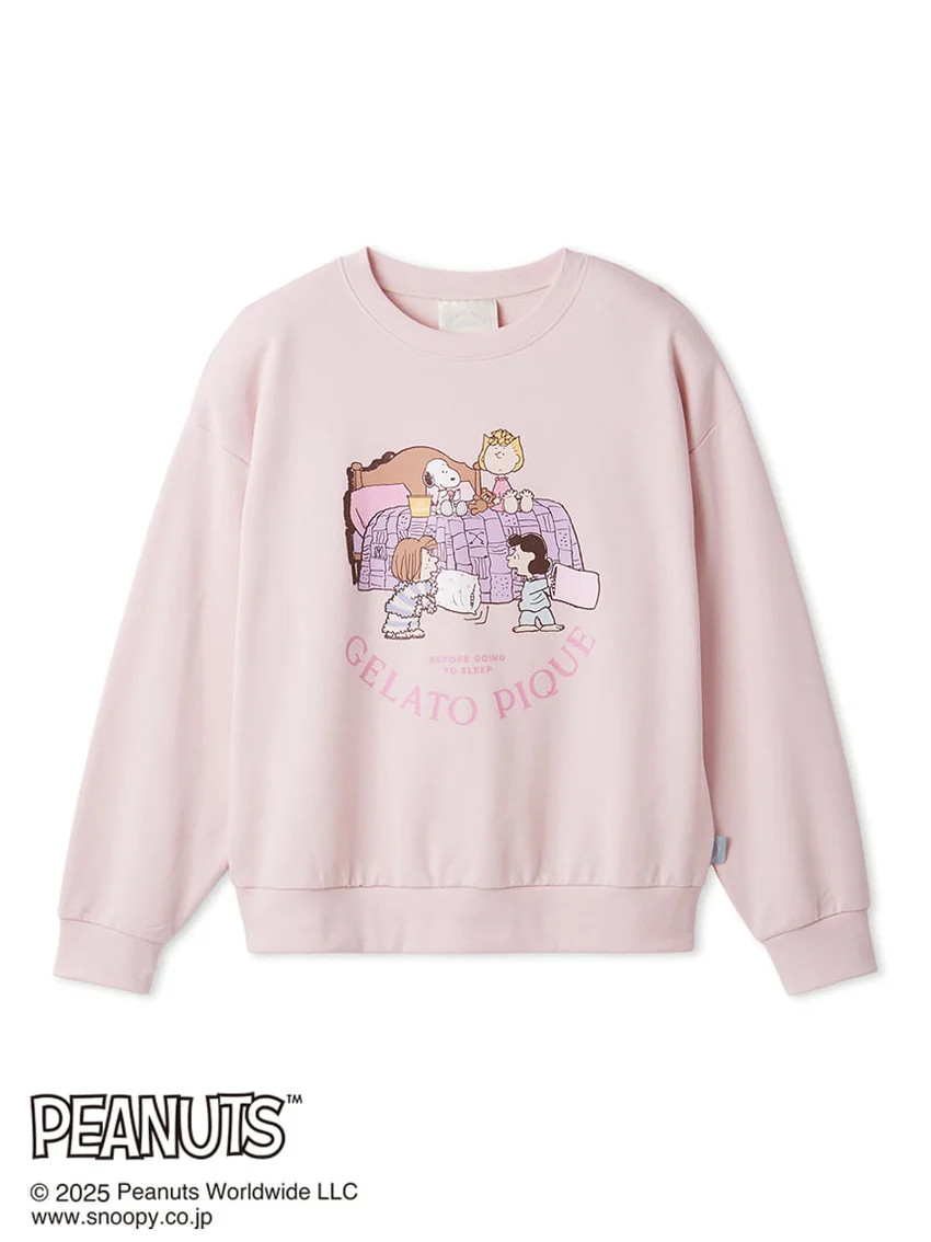 [PEANUTS] Original Art One-Point Fleece Pullover | Gelato Pique