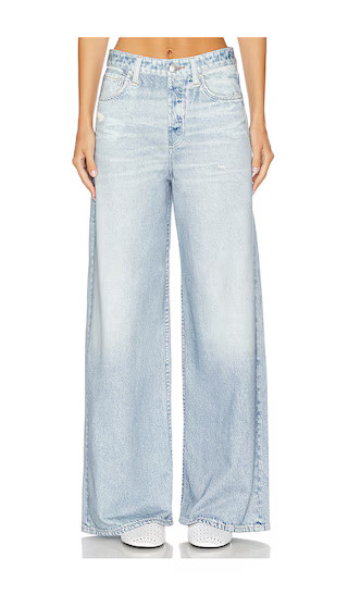 Rag & Bone Miramar Sofie Wide Leg Ankle Jeans in Denim-Light. - size 23 | Revolve Clothing (Global)
