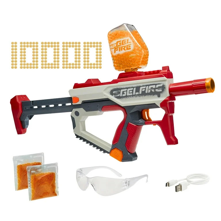 Nerf Pro Gelfire Mythic Water Beads Gel Blaster with 10,000 Rounds and Rechargeable Battery for O... | Walmart (US)