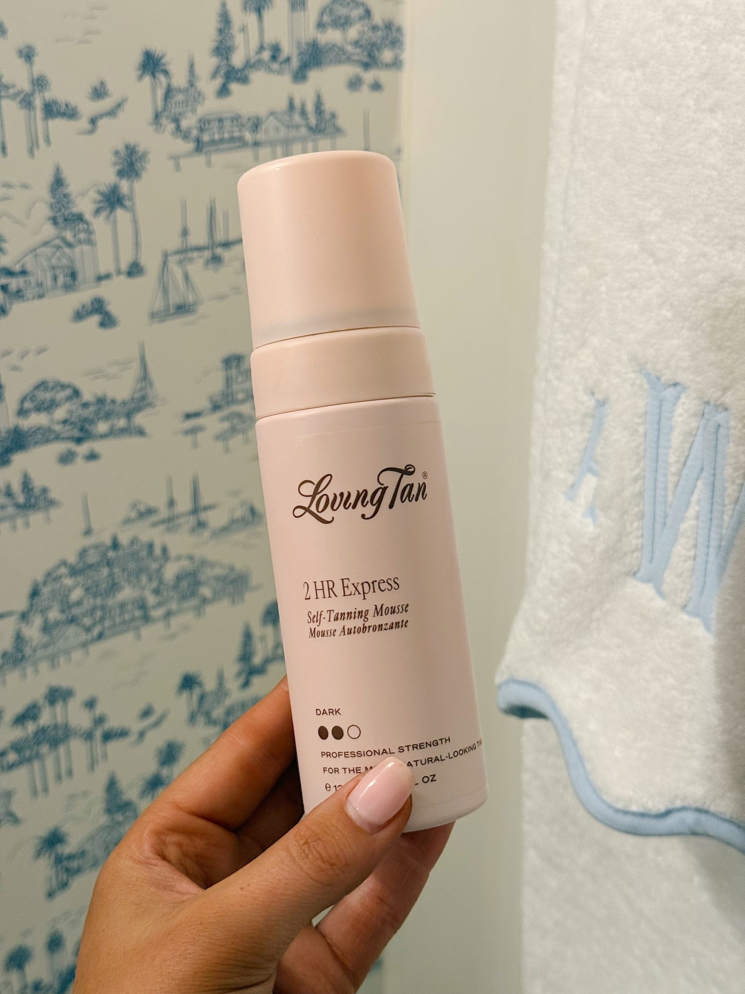 Needed a little glow- this is hands down my favorite self tanner. Such a natural color!