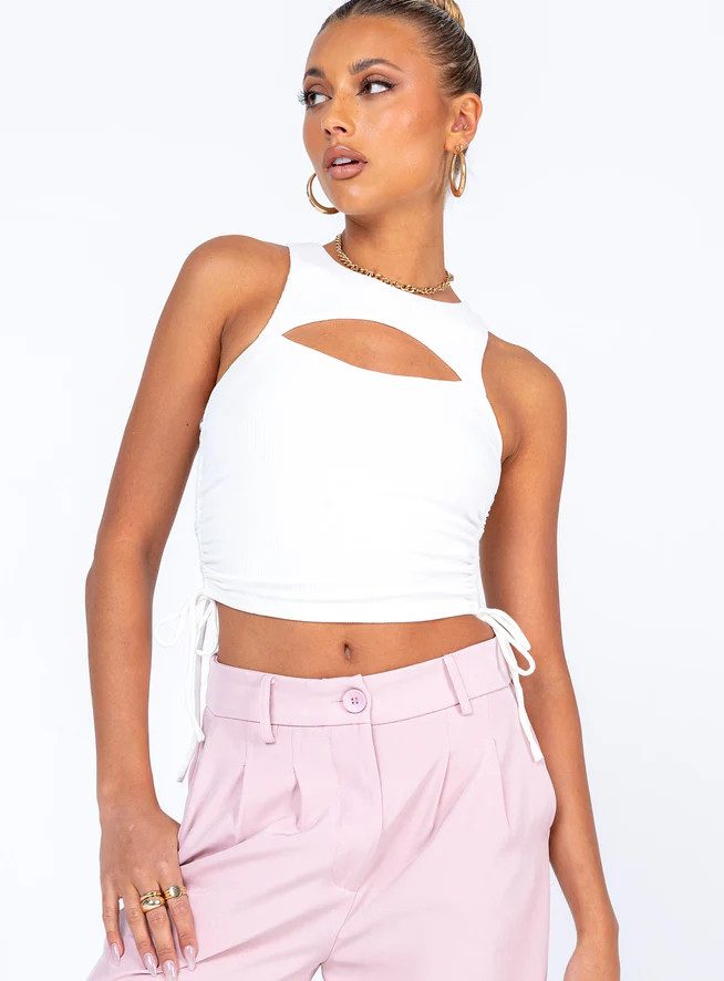 Lynlee Top White | Princess Polly US