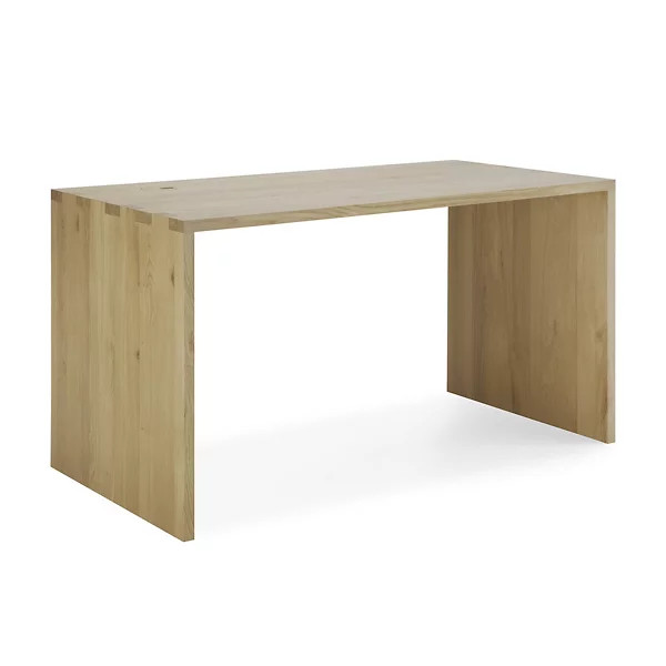 Oak U Desk | Lumens