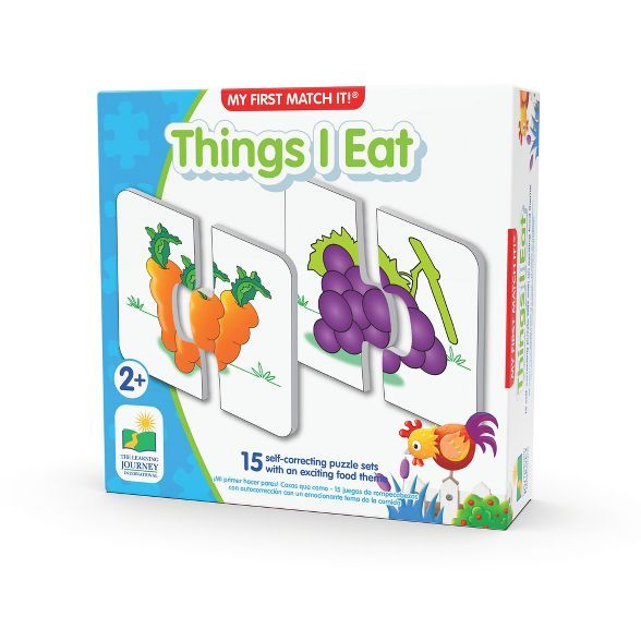 The Learning Journey My First Match It Things I Eat 15 self correcting puzzle sets | Target