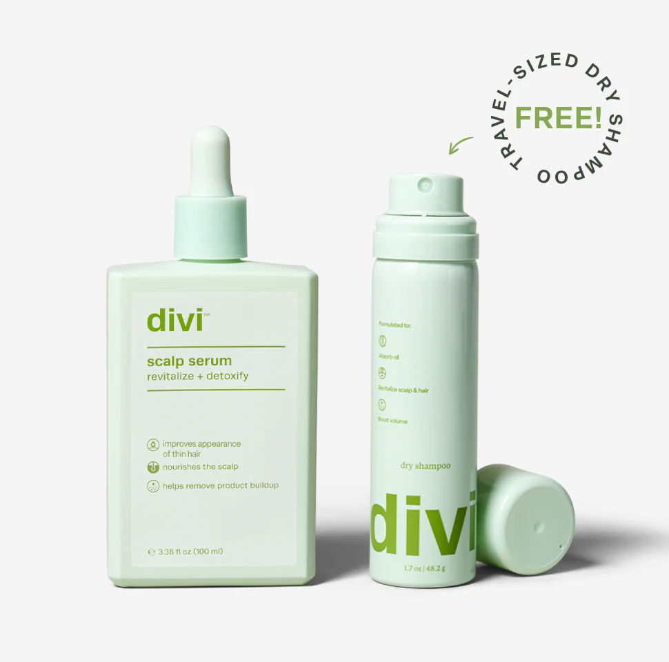 Scalp Serum + Free Travel-Sized Dry Shampoo | Divi Official LLC