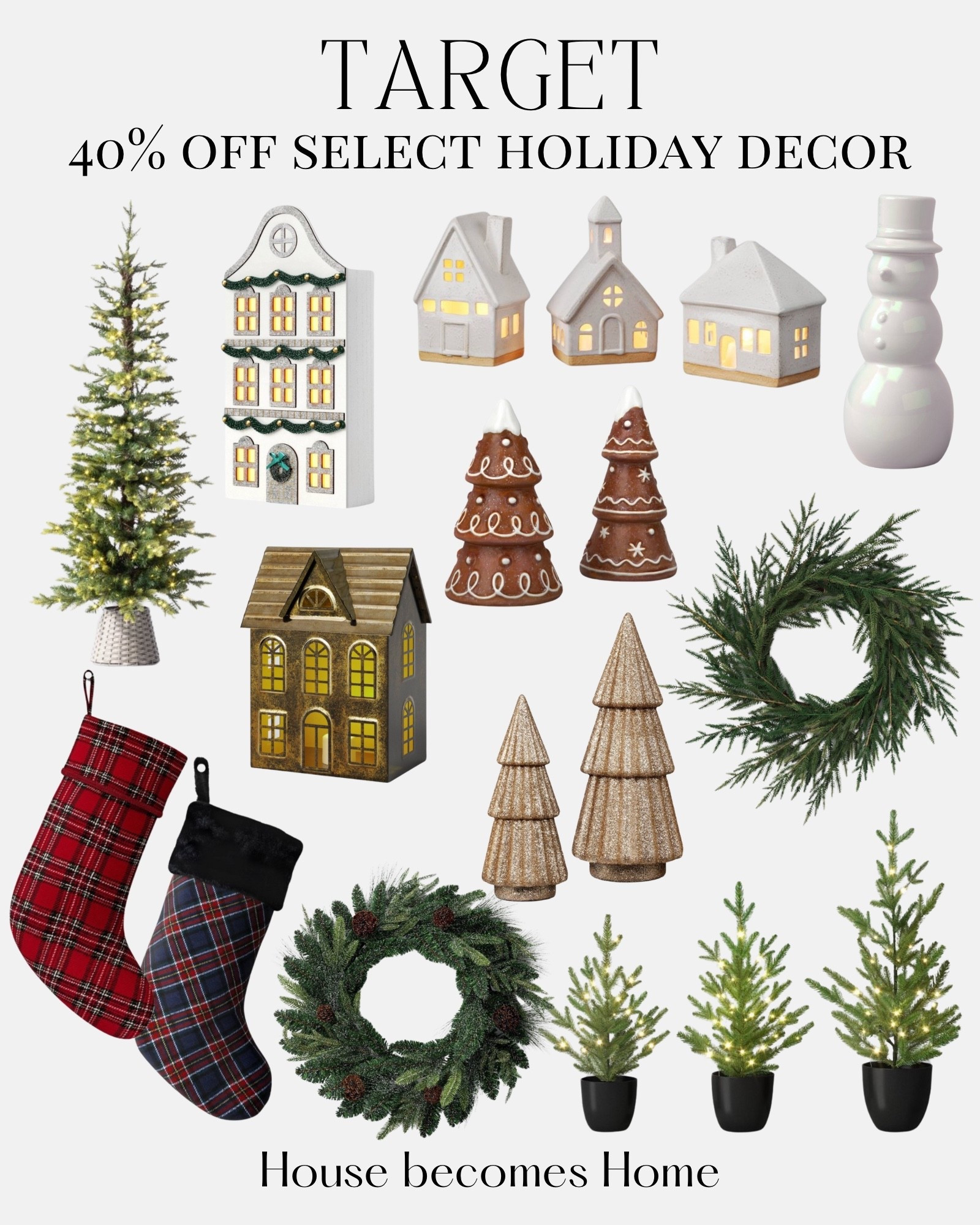 Target early Black Friday deal! 40% off holiday decor! 

#LTKSeasonal #LTKSaleAlert #LTKHoliday