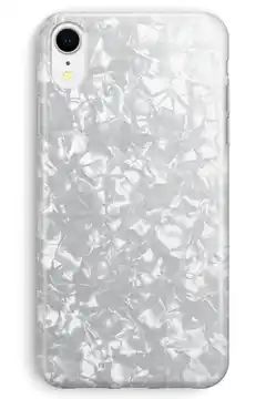 White Shimmer iPhone X/Xs/Xs Max & XR Case | Nordstrom
