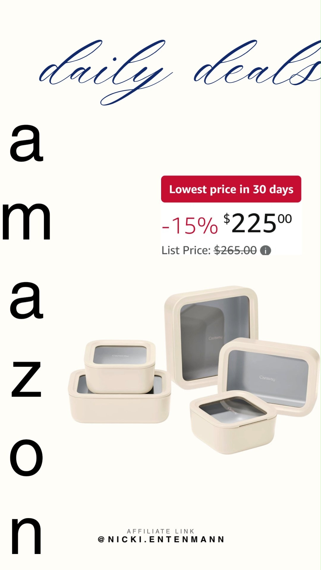 Caraway 13pc Glass Food Storage Container Set keeps meals fresh, organized, and stylish. Durable glass with secure lids makes kitchen storage smarter while adding a clean modern touch to everyday cooking. 🥗✨📦  

#Caraway #FoodStorage #GlassContainers #KitchenAppliances #HomeEssentials #KitchenTools #StorageSolutions #KitchenFinds #DurableCookware #MealPrep 

 #LTKfoodie #LTKHome #LTKSaleAlert