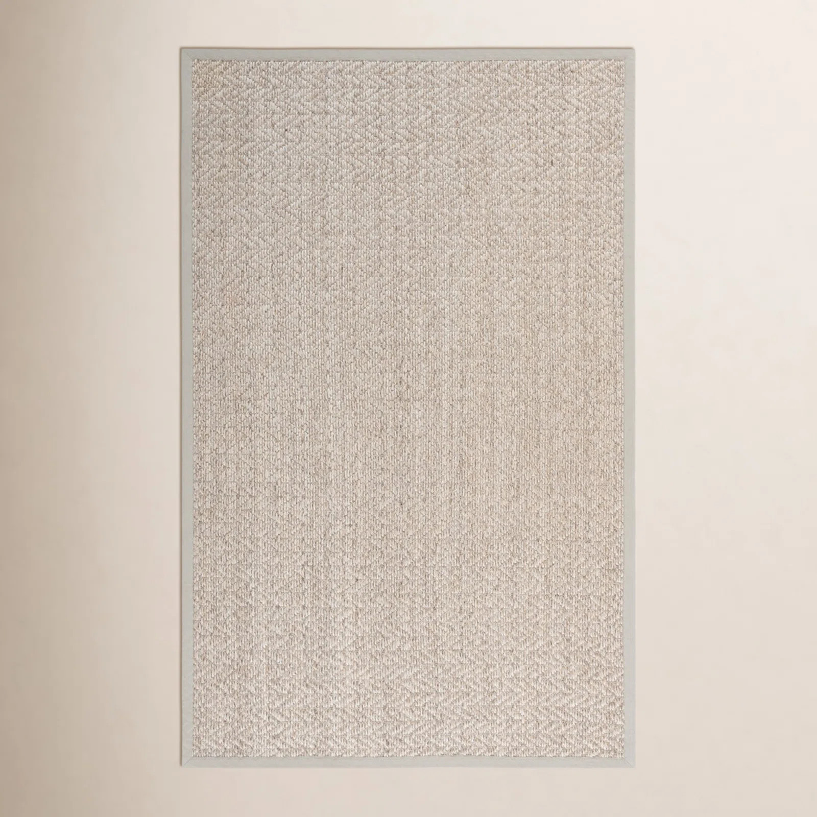 Natural Fiber Jacquard Weave Jute/Sisal Solid Color Indoor Rug | Birch Lane