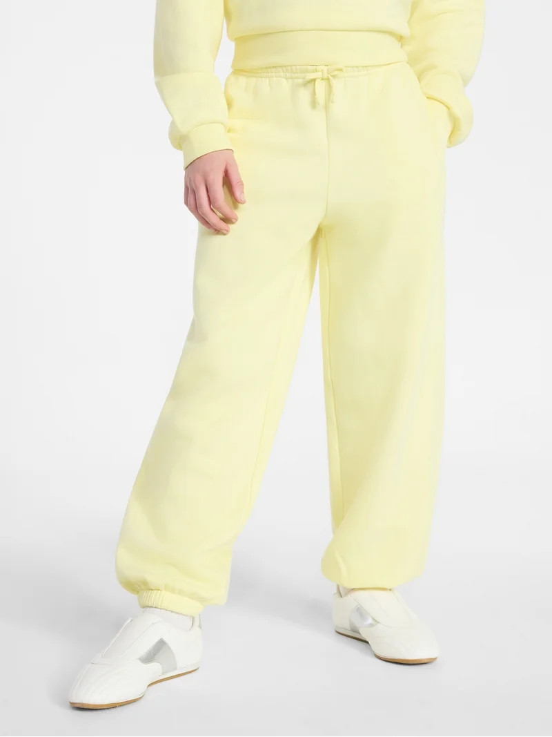 Weekend Academy Girls Fleece Joggers, Sizes XS-XXL | Walmart (US)