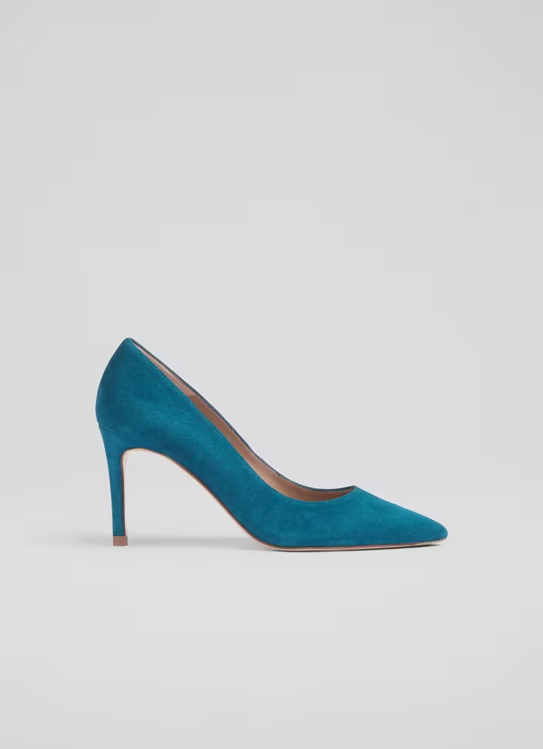 Floret Dark Teal Signature Closed Court | L.K. Bennett (UK)