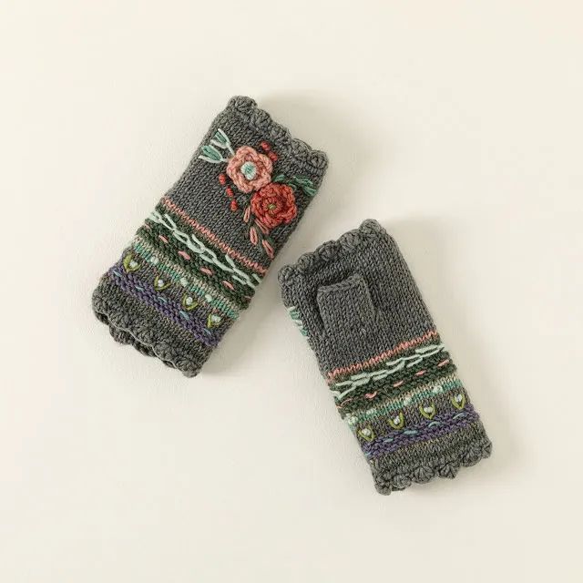 Crochet Flower Handwarmers | UncommonGoods