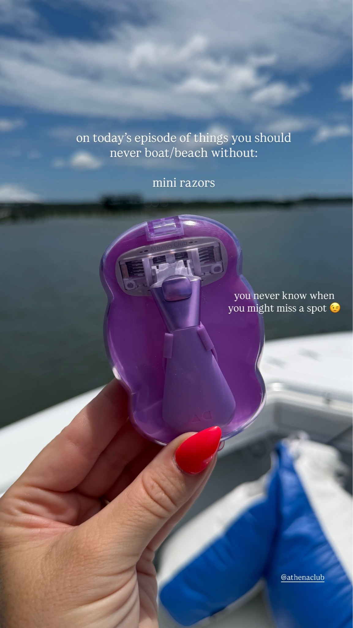 Mini razors for the win - especially on boat + beach days (and traveling!)

#LTKHome #LTKTravel #LTKSwim