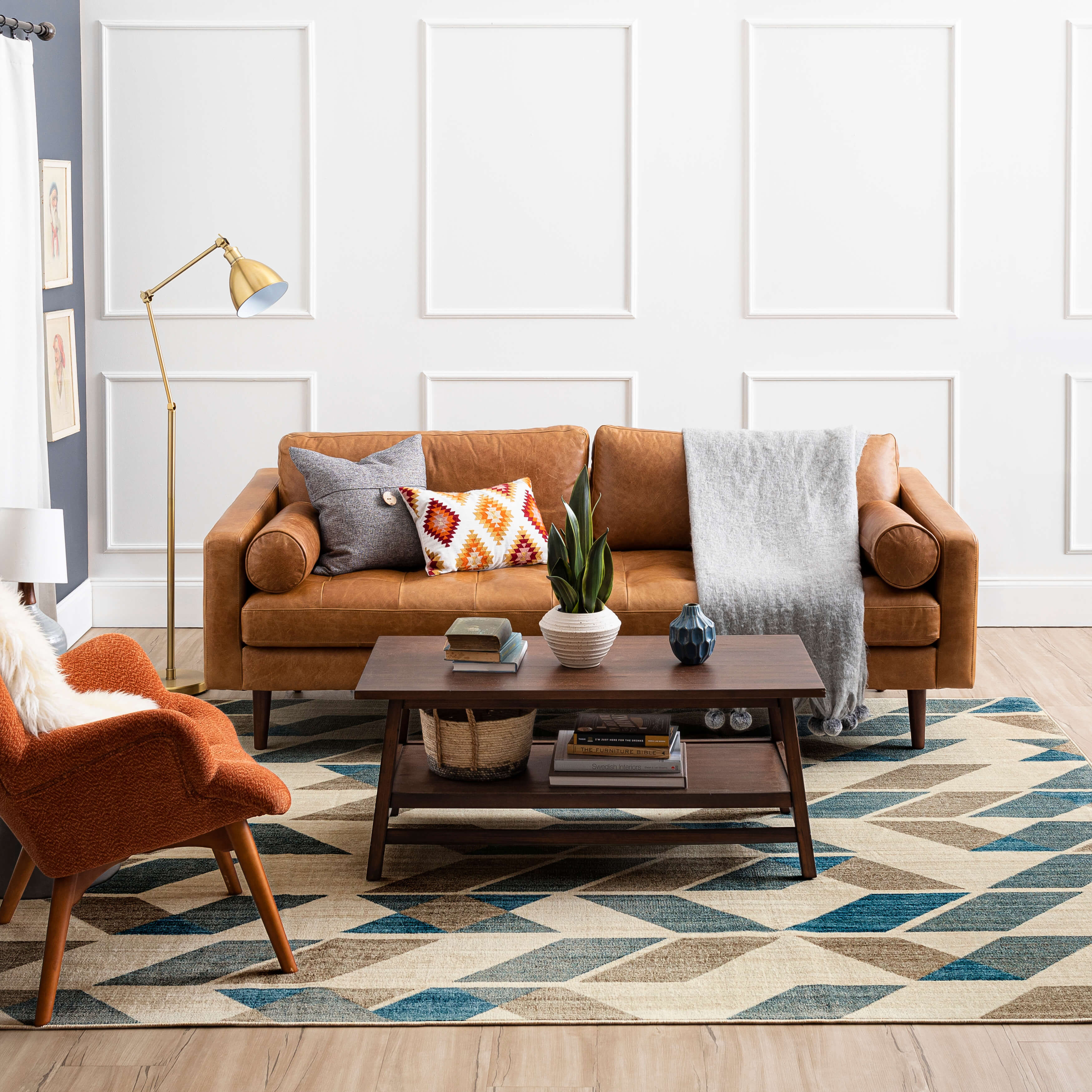 Heritage Nina Blue Area Rug | Covered By Rugs