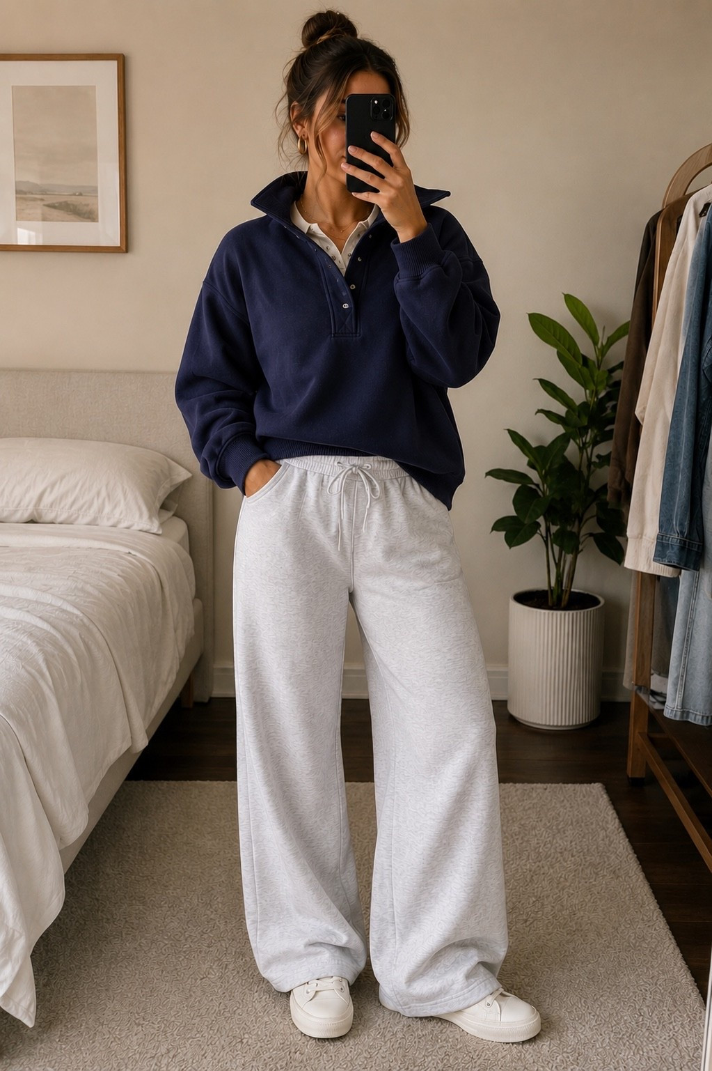 The kind of comfy outfit you’ll end up wearing on repeat.

This oversized pullover is so soft and cozy, and paired with these fleece-lined wide-leg sweatpants and classic white sneakers, it’s the perfect everyday look for running errands, grabbing coffee, or relaxing at home.

Everything is linked in my Amazon Storefront!

#AmazonFinds #AmazonFashion #AmazonStyle #ComfyStyle #CasualOutfit #EverydayStyle #CozyOutfit #FallFashion #AmazonFavorites #AmazonCreator #WideLegSweats #OOTD

#LTKdayinmylife #LTKgrwm