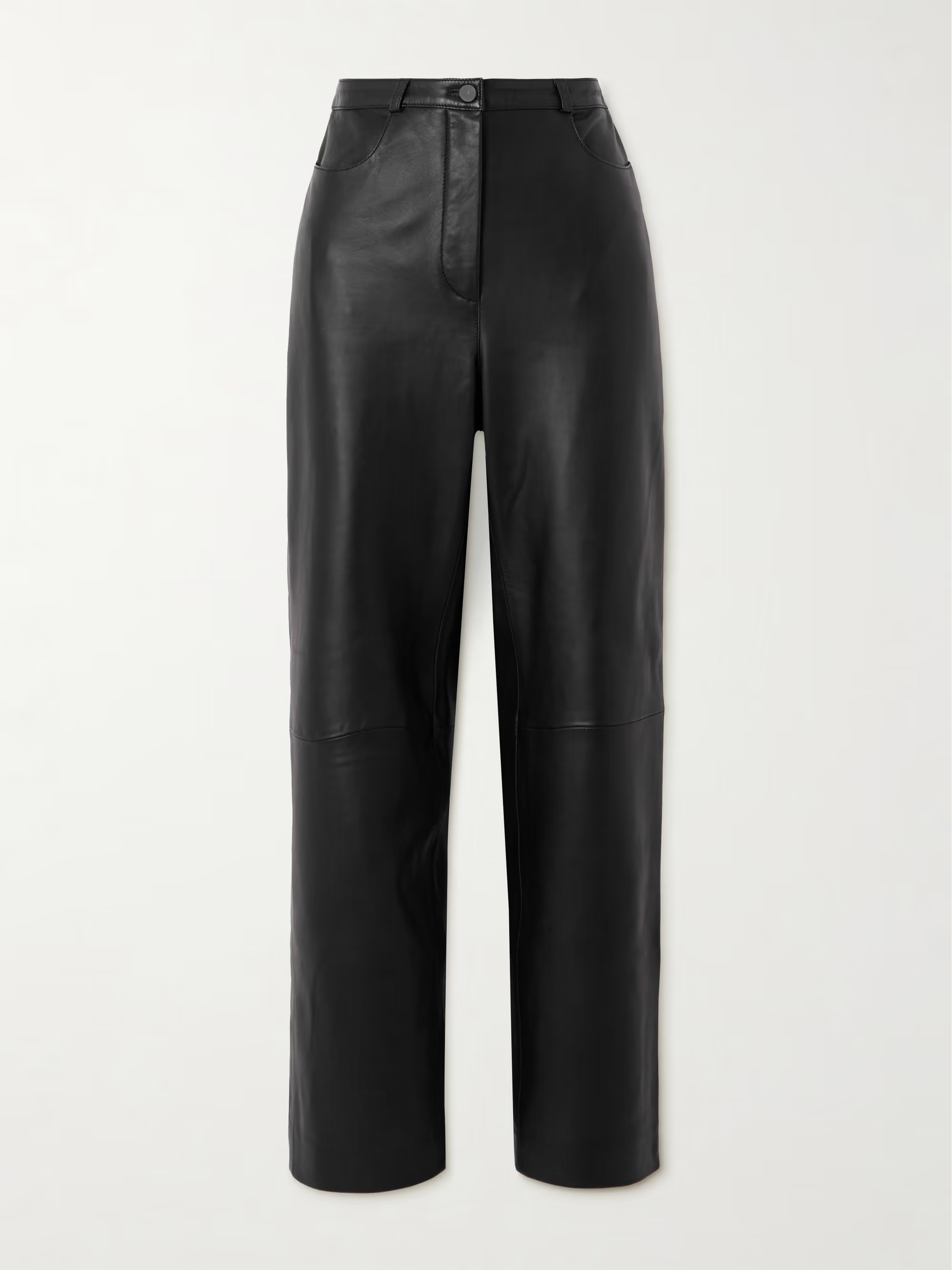 Cobe paneled leather straight-leg pants | NET-A-PORTER (UK & EU)