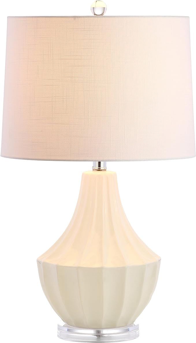 JONATHAN Y JYL8018C Tate 24.5" Ceramic LED Table Lamp Contemporary Transitional Bedside Desk Nigh... | Amazon (US)
