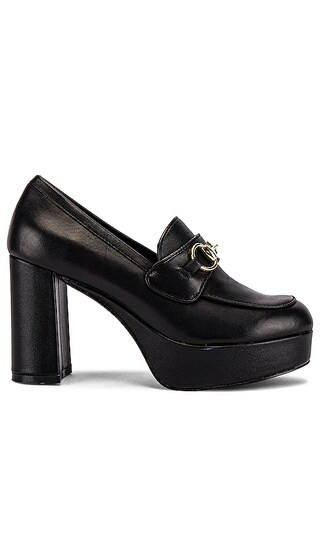 Steve Madden Cinderella Loafer in Black. - size 7 (also in 10, 7.5, 8, 8.5, 9, 9.5) | Revolve Clothing (Global)