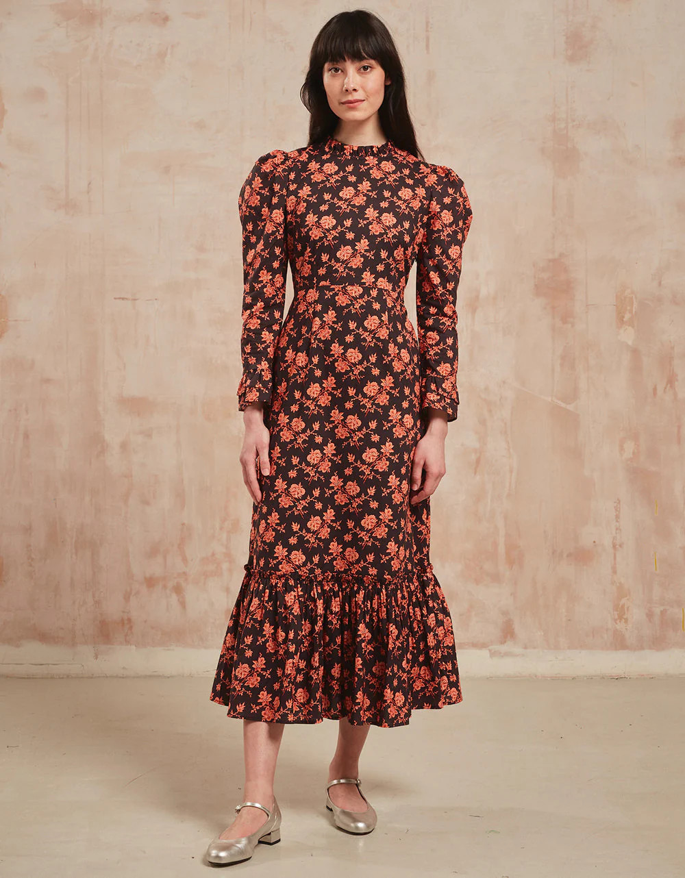 Flaming Chintz Petworth Dress - Pink City Prints | Pink City Prints UK
