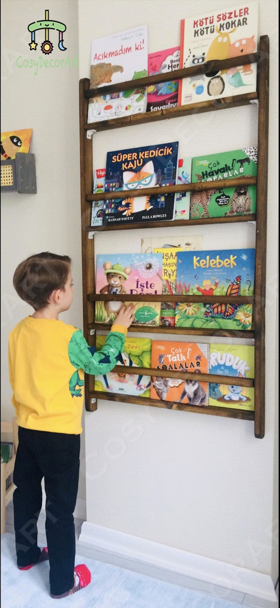 Kids Bookshelf, Baby Bookshelf, Nursery Bookshelf, Kids Bookcase, Montessori Bookshelf, Montessor... | Etsy (US)