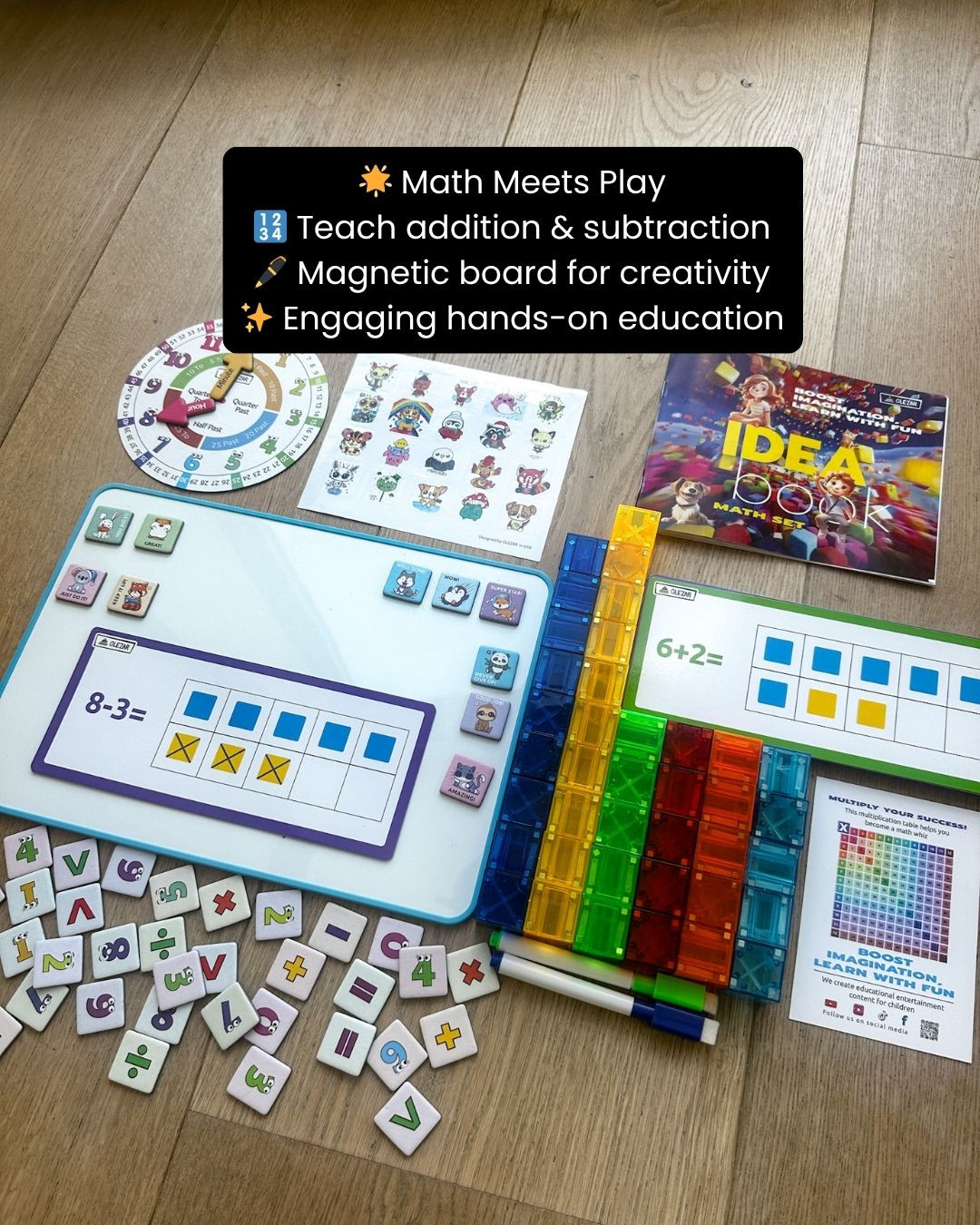 Make learning fun (and hands-on) ✨🧠 with this 5-in-1 magnetic blocks math set! Designed to help kids explore numbers, shapes, patterns, and problem-solving, it turns early math into playful, interactive learning 💖📚. Perfect for at-home activities, homeschool, or quiet playtime that builds confidence and critical thinking 👀✨. Trust me, this is one educational toy they’ll actually enjoy using 💕

#stemtoys #learningthroughplay #kidslearning #educationaltoys #mathfun #homeschool #kidsactivities #earlylearning #funlearning #magneticblocks #kidstoys #learningtools #parenting #kidsgames #playandlearn #ltkkids #ltkfinds #educationforkids #skillbuilding #creativelearning #kidsdevelopment #musthave #learningfun 

 