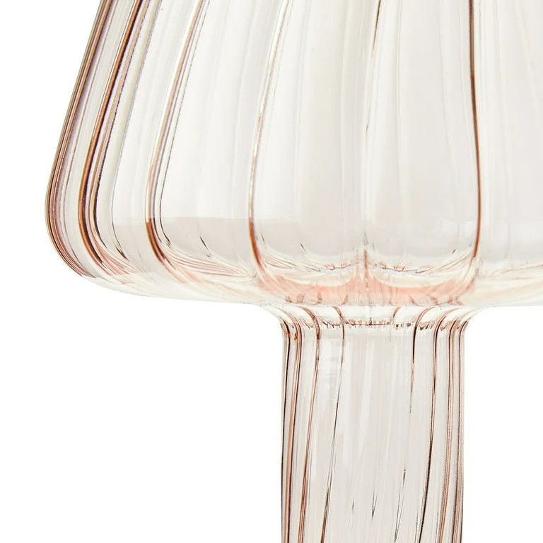 Christmas Pink Glass Tabletop Tree, 13 in, by Holiday Time | Walmart (US)