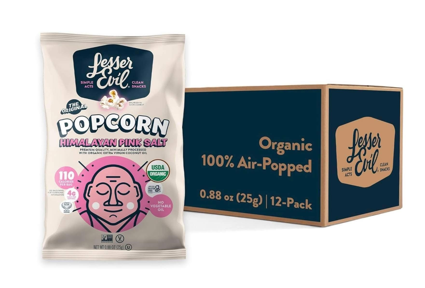 Evening snack deal that’s too good not to share! Lesser Evil Popcorn is such a fan favorite that is a healthy snack option with only good for you ingredients - and a 24 pack of individual size bags is only $8.37 tonight - normally $16.49!!!  Excellent savings for a healthier snack 🍿 

#LTKSaleAlert #LTKKids #LTKHome
