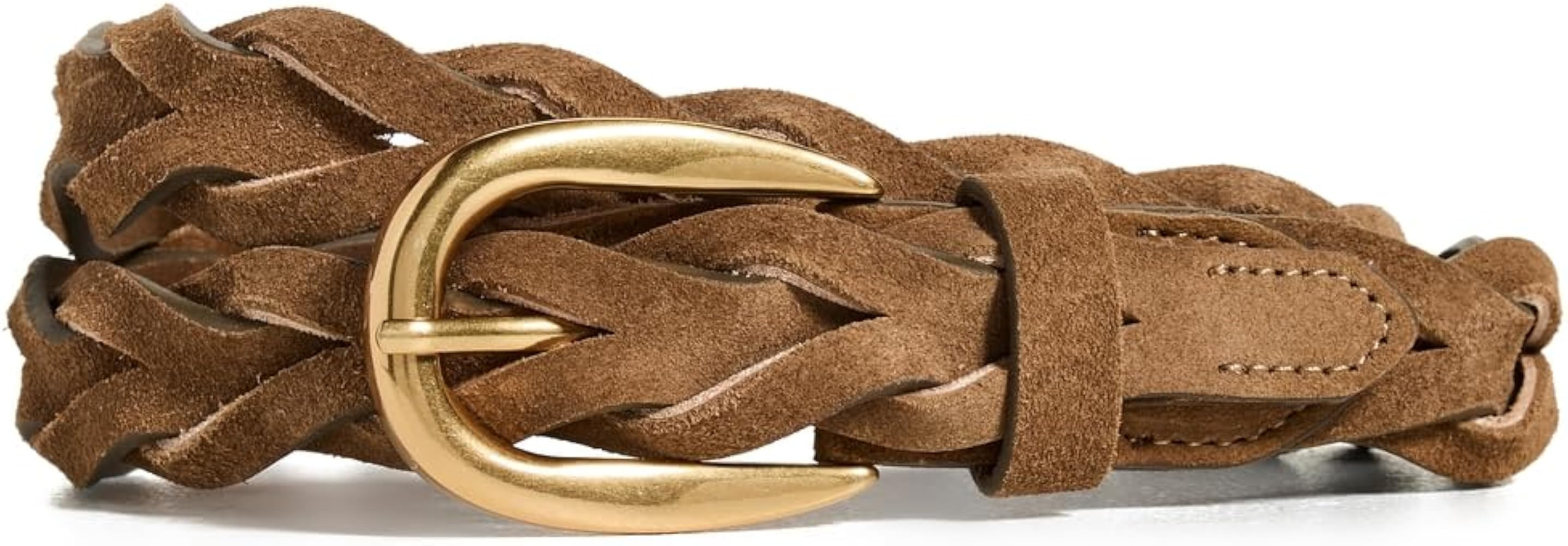 Madewell Women's Suede Braided Belt | Amazon (US)