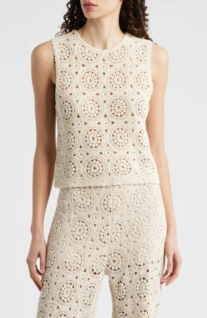 The Crochet Cotton Tank | Nordstrom