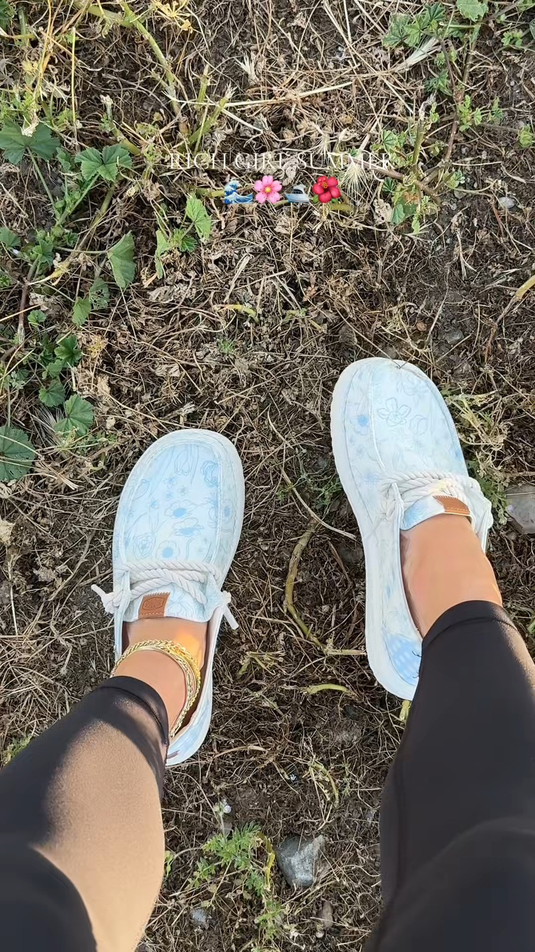 Not to be dramatic but these might be my entire summer personality @HeyDude 

 #LTKootd #LTKvlog #LTKSeasonal