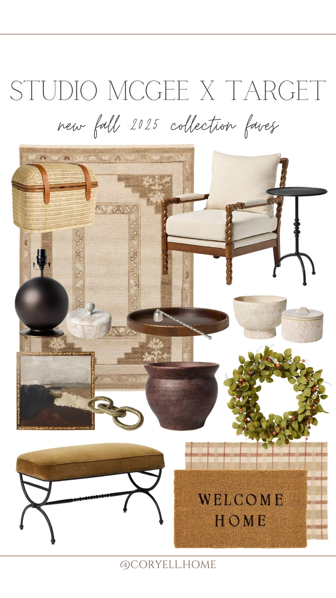The Studio McGee x Target fall 2025 collection is almost here!! Filled with the prettiest warm tones, organic textures, vintage inspired patterns and furniture, and so much more. Be sure to save your favorites for when they release tomorrow 6/16 at 2AM PST! 

#LTKStyleTip #LTKHome