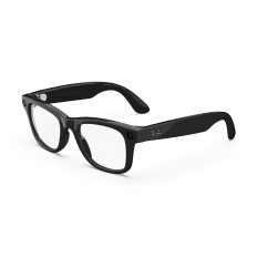 Ray-Ban Meta Wayfarer (Gen 1), Shiny Black / Clear, Standard | Meta