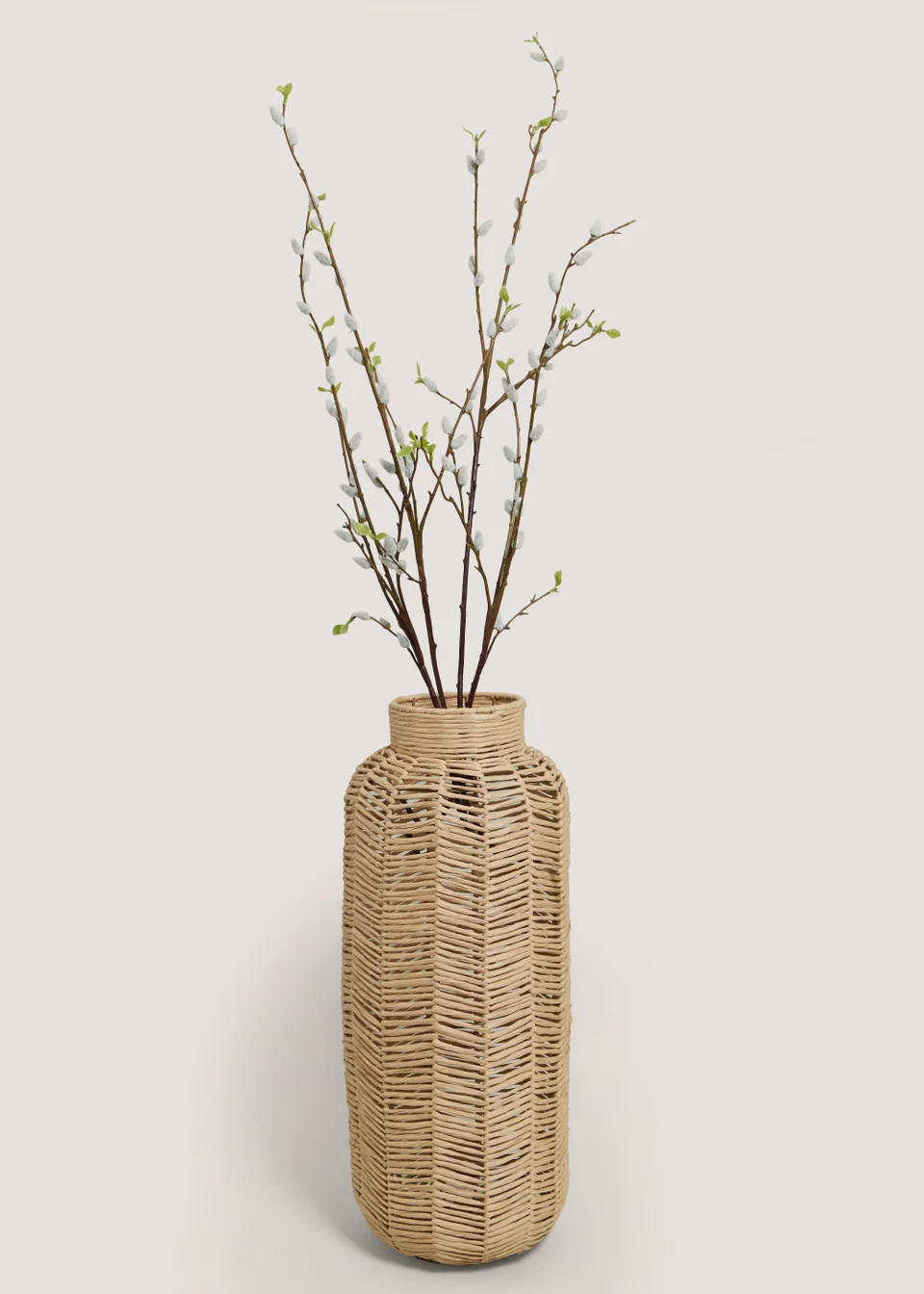 Natural Paper Rope Vase (15cm x 62cm) | Matalan (UK)