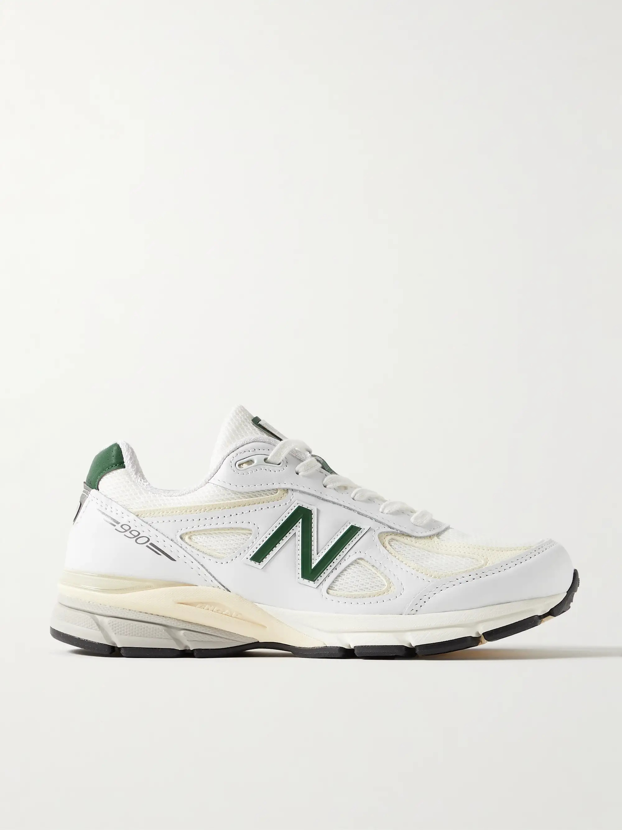 990v4 leather and mesh sneakers | NET-A-PORTER (US)