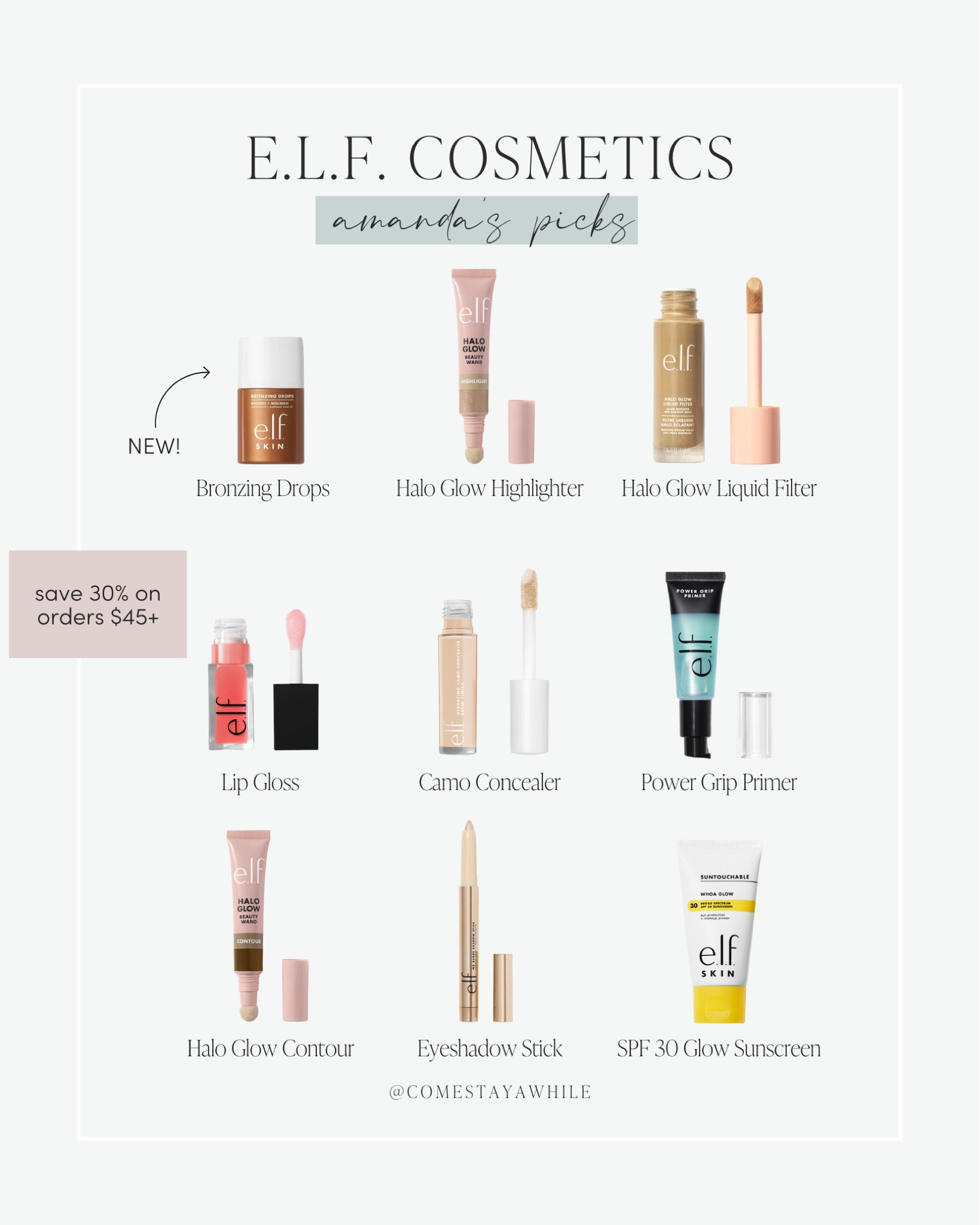 Save 30% on orders $45+ during the LTKxelfCosmetics exclusive sale! Shop all of my favorite @elf products! Sale is valid 6/21- 6/24! Stock up while you can! 👏🏻

#LTKBeauty #LTKSummerSales #LTKxelfCosmetics