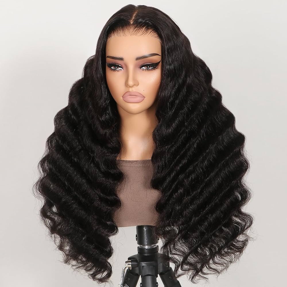 SUPERLOOK 5x6 HD Lace Front Wigs Human Hair 250% Denstity Wear and Go Glueless Wigs for Women Hum... | Amazon (CA)