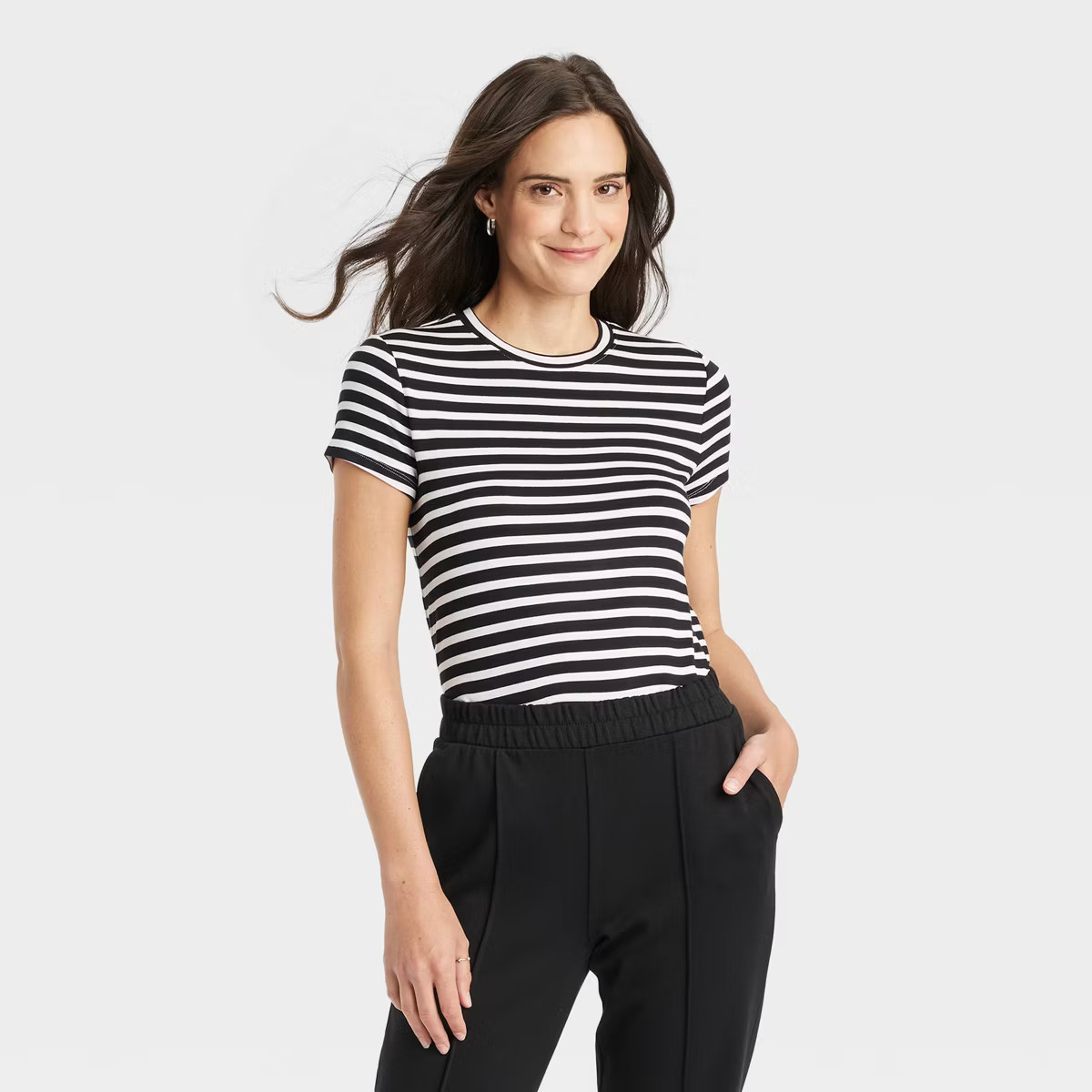 Women's Short Sleeve Brushed Knit T-Shirt - A New Day™ | Target
