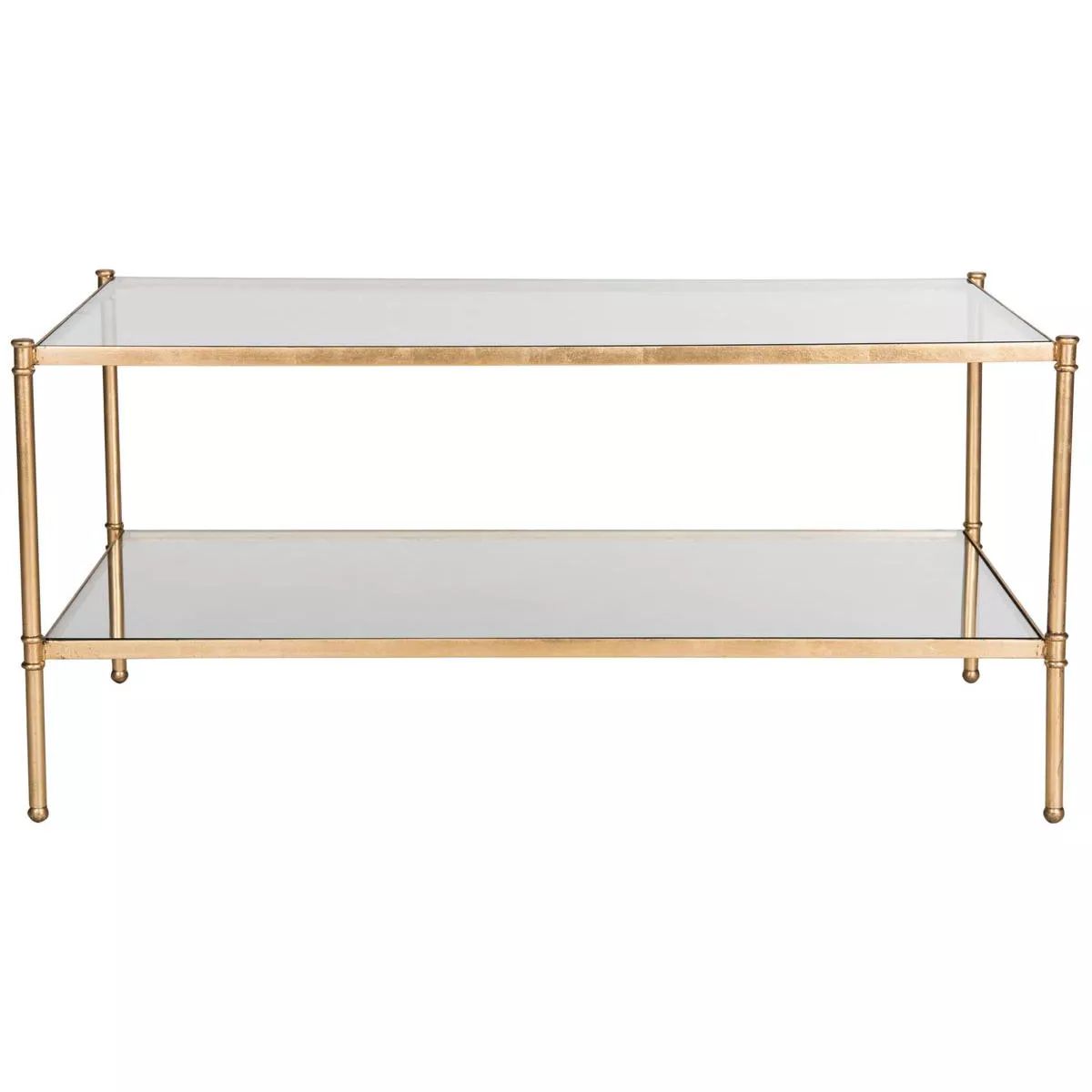 Aslan Coffee Table - Gold/Glass - Safavieh. | Target