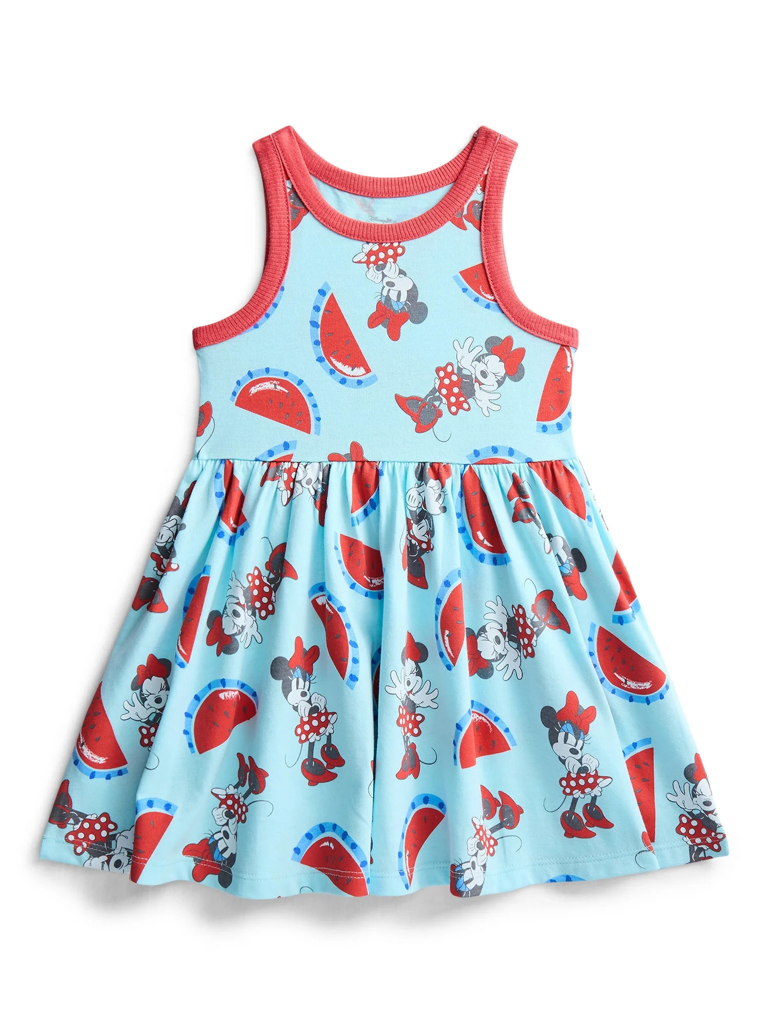 Minnie Mouse Toddler Girls Allover Print Graphic Tank Dress, Sizes 12M-5T - Walmart.com | Walmart (US)