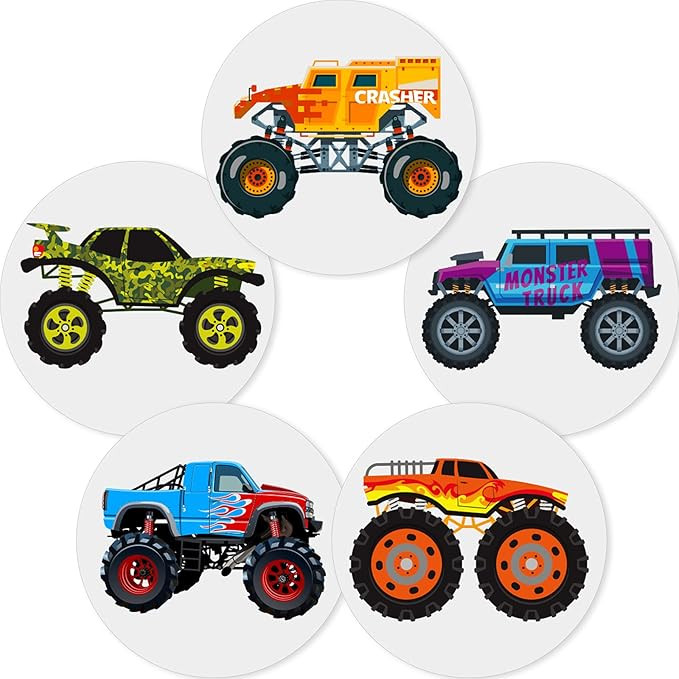 10 Pieces Potty Training Seat Truck Potty Training Stickers for Boys Toilet Targets Color Changin... | Amazon (US)