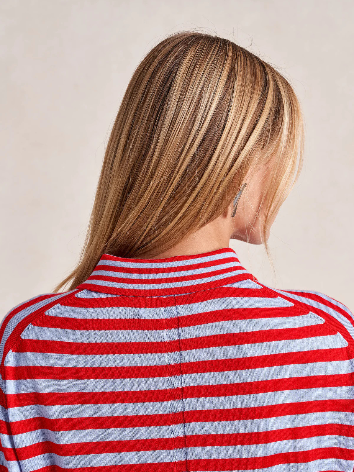 Striped Ben Polo Sweater | La Ligne