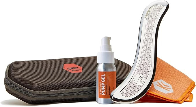 SIDEKICK Echo Muscle Scraper - Steel Gua Sha Tool - w/Patented Anti-Fatigue Grip - Full Kit Inclu... | Amazon (US)