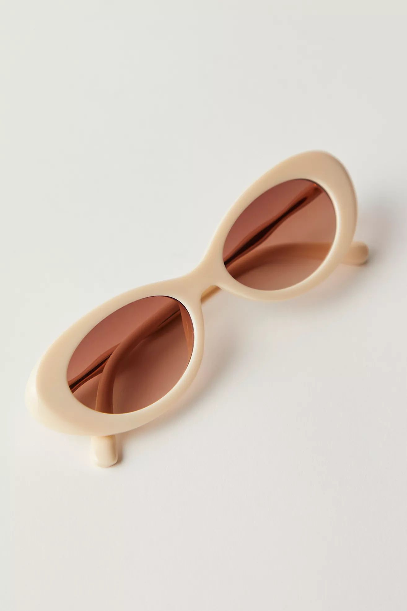 Ella Slim Oval Sunglasses | Free People (Global - UK&FR Excluded)