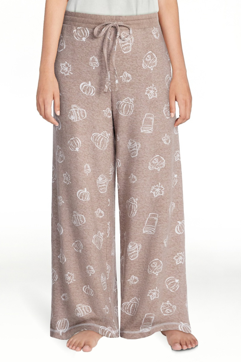 Halloween and Fall Women's Hacci Knit Sleep Pants from Way to Celebrate, 29.5" Inseam, Sizes XS-3... | Walmart (US)